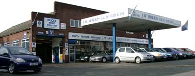 J.W.Morris forecourt on Leeds Road, Robin Hood, Wakefield